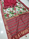 Anushram By Girnar Flower Print Fancy Saree Wholesale Suppliers In Mumbai